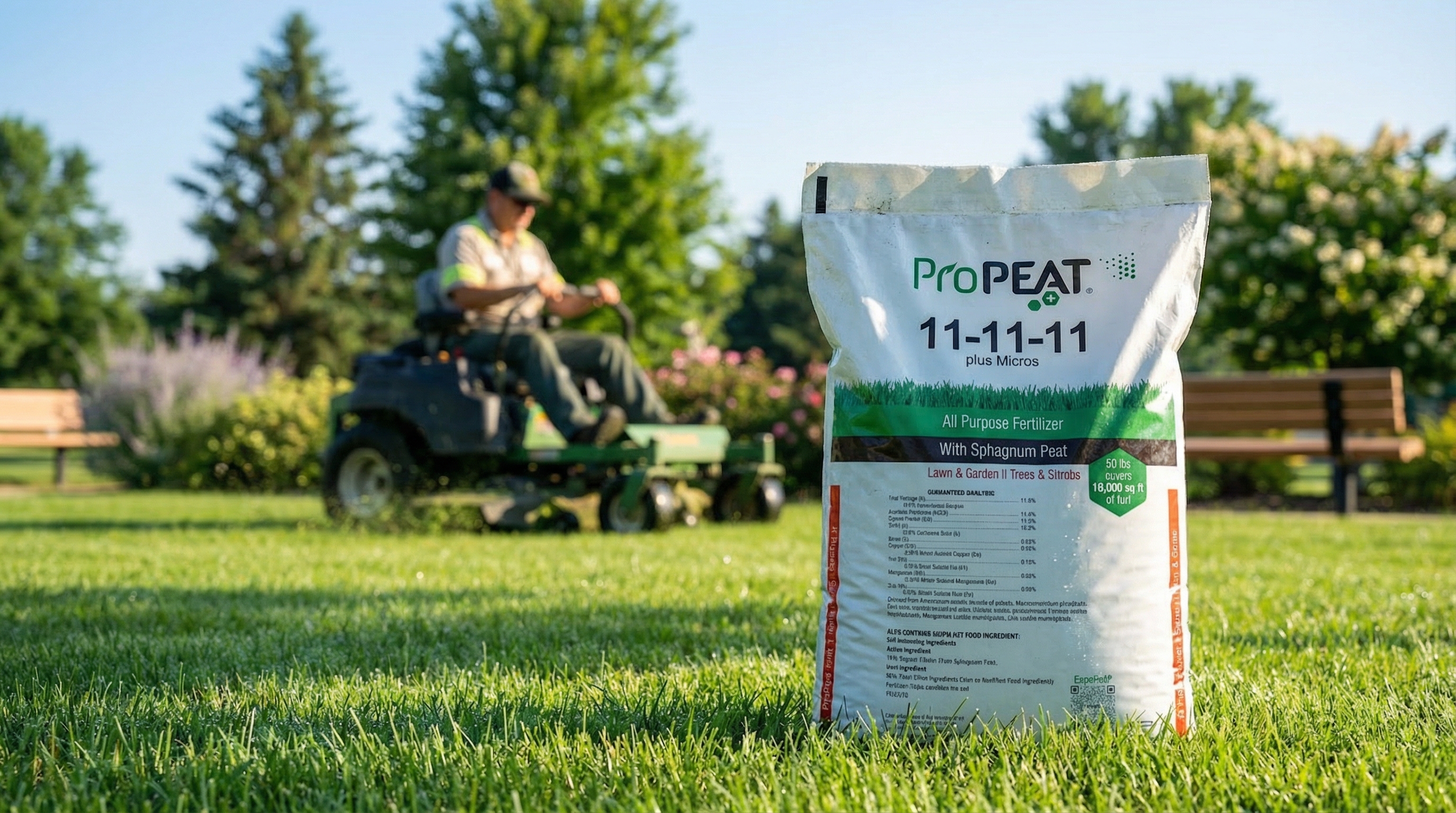 ProPeat product in turf setting